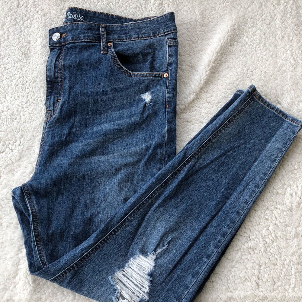 Distressed Wild Fable Jeans